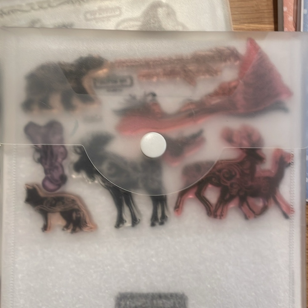 Close to my Heart decorative stamps. Set of 15 with the holders and tweezers. - Picture 12 of 16